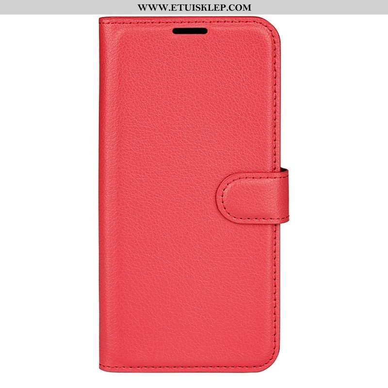 Etui Folio do Samsung Galaxy A14 / A14 5G Klasyczna Sztuczna Skóra